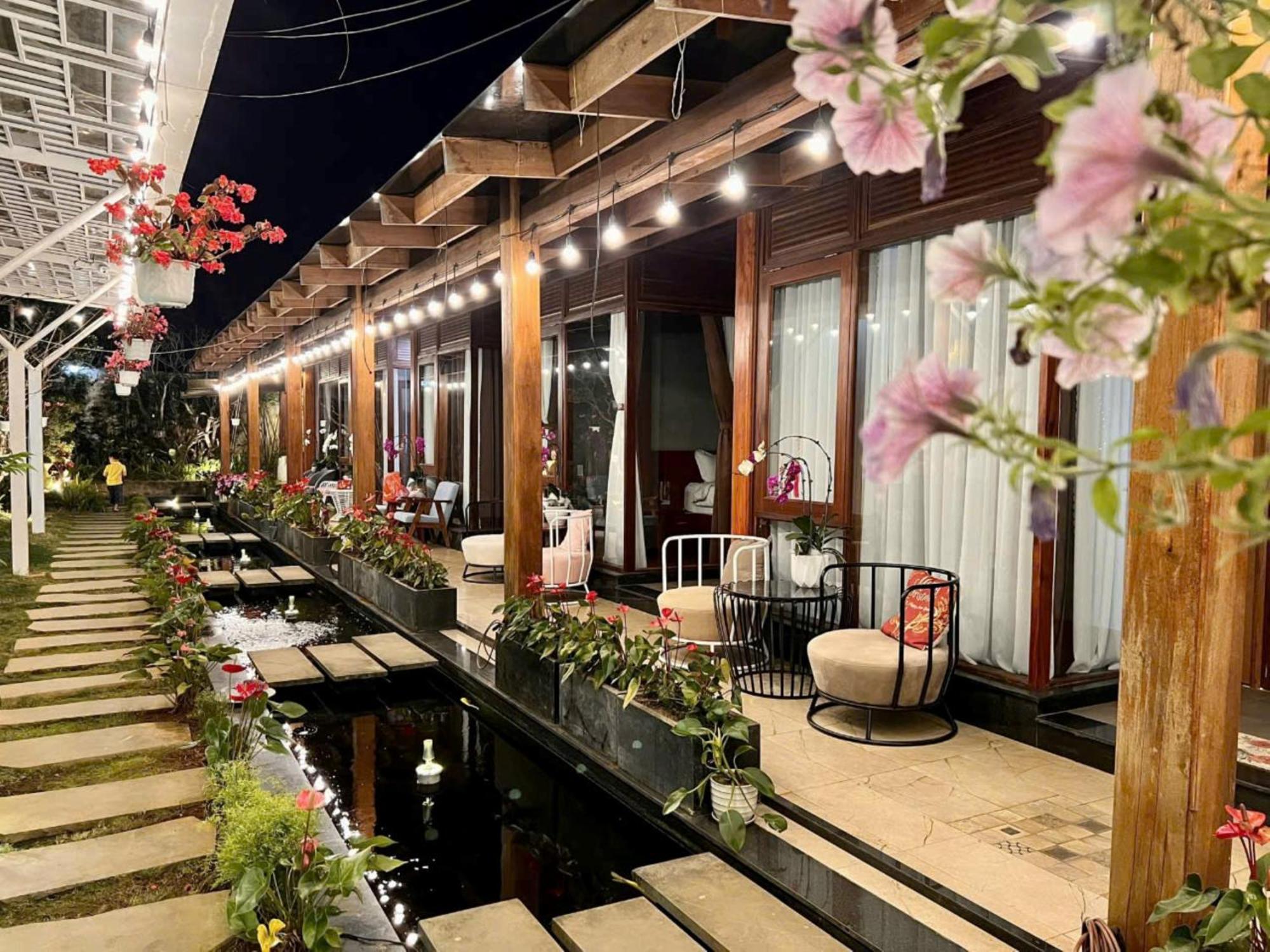 Vuon Tra Homestay Mang Den Kon Von Kla Exterior foto